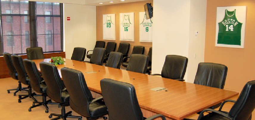 Boston Celtics conference room
