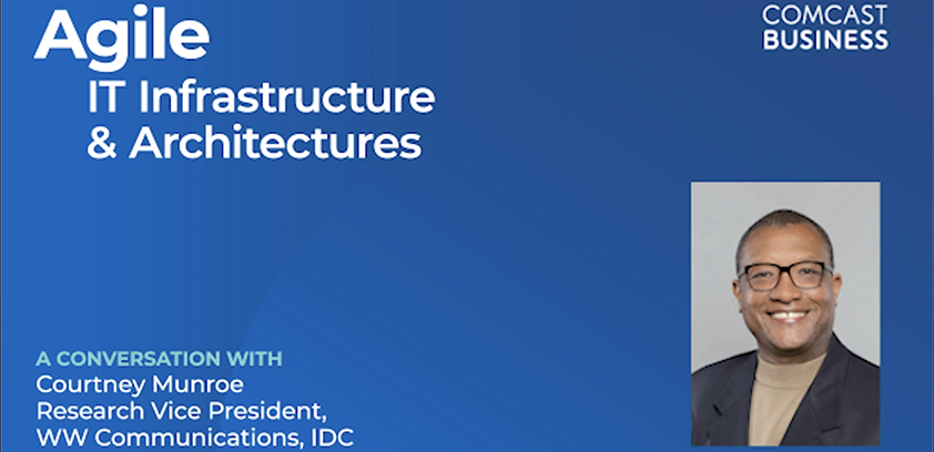 Title Card for Agile IT Infrastructure & Architectures, A Conversation With Courtney Munroe