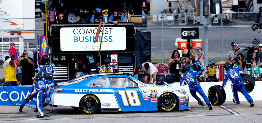 Comcast NASCAR pit crew