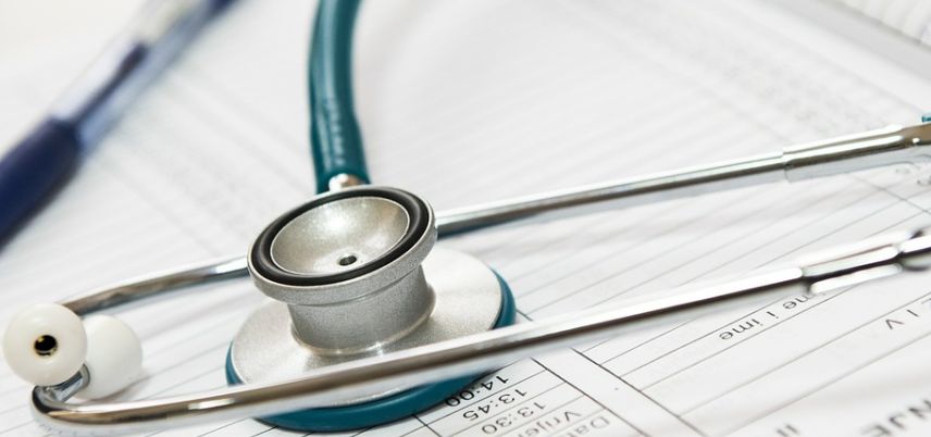 stethoscope on chart