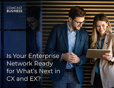 Report Cover:  Is Your Enterprise Network Ready for What's Next in CX and EX?